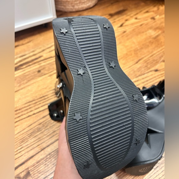 Demonia Dynamite-106 Black Platform Ankle Boots Size 9 - Picture 10 of 13